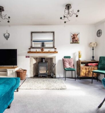 Living room at 1 The High Street self catering accommodation in Kirriemuir