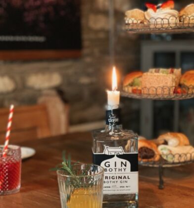 Afternoon Gin Tea at the Bothy Experience