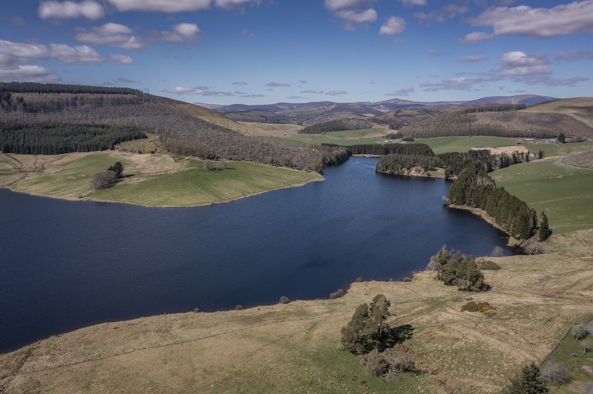 Backwater Reservoir, near Kirriemuir