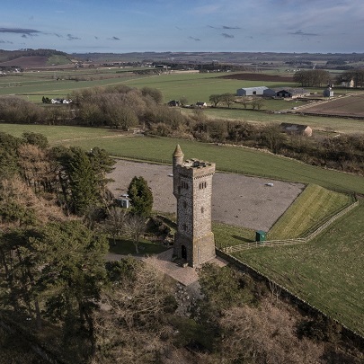 Balmashanner War Memorial in Angus