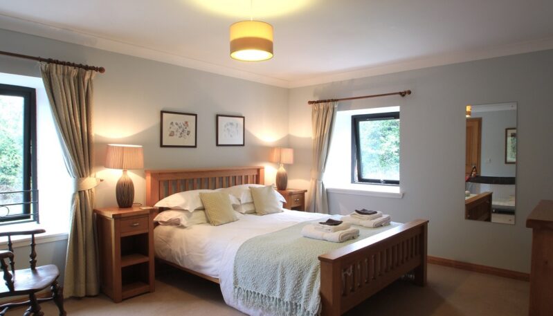 Bedroom at Kinblethmont Coach House