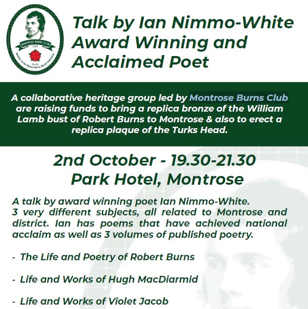 An Evening with Ian Nimmo-White at Park Hotel, Montrose