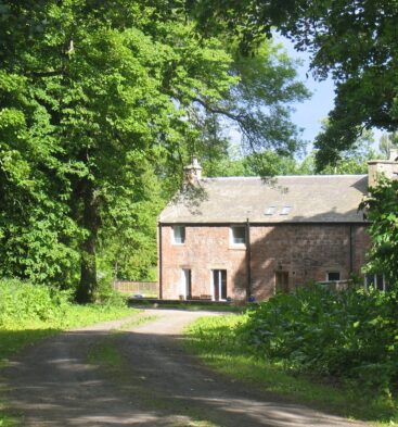 Exterior view of Chauffeur’s Cottage near Arbroath