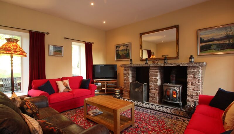 Living area at Chauffeur’s Cottage near Arbroath