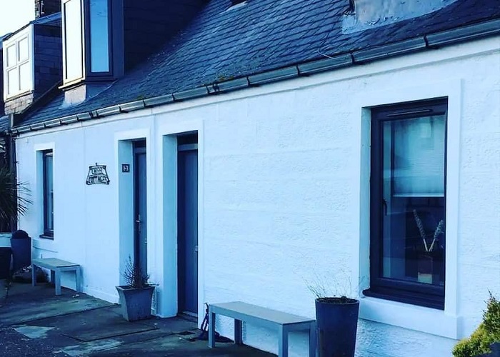 Exterior view of Creel Cottages in Arbroath