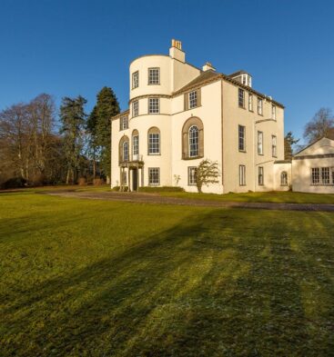 Exterior view of Downiepark House near Kirriemuir