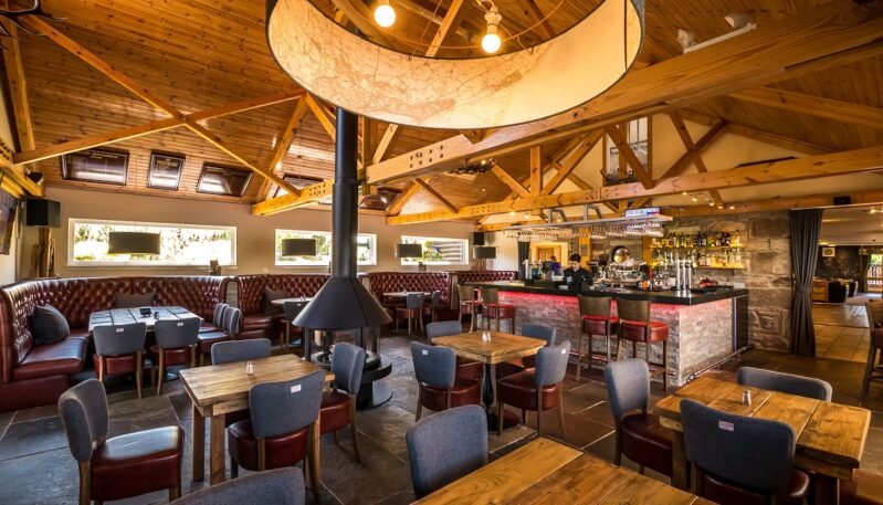 Bar area at Forbes of Kingennie Country Resort, near Monifieth
