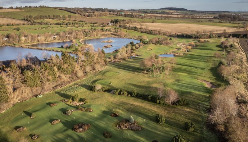 Cairngorms putting green at Forbes of Kingennie Country Resort, near Monifieth