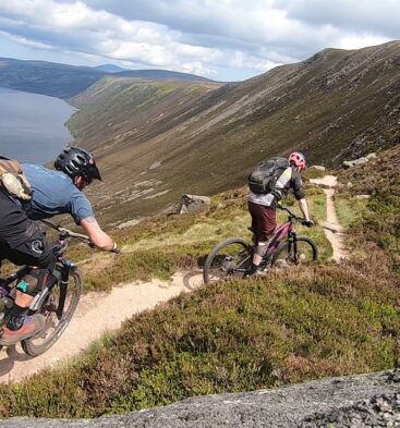 Glen Doll, Loch Muick and The Capel Mounth Biking Route