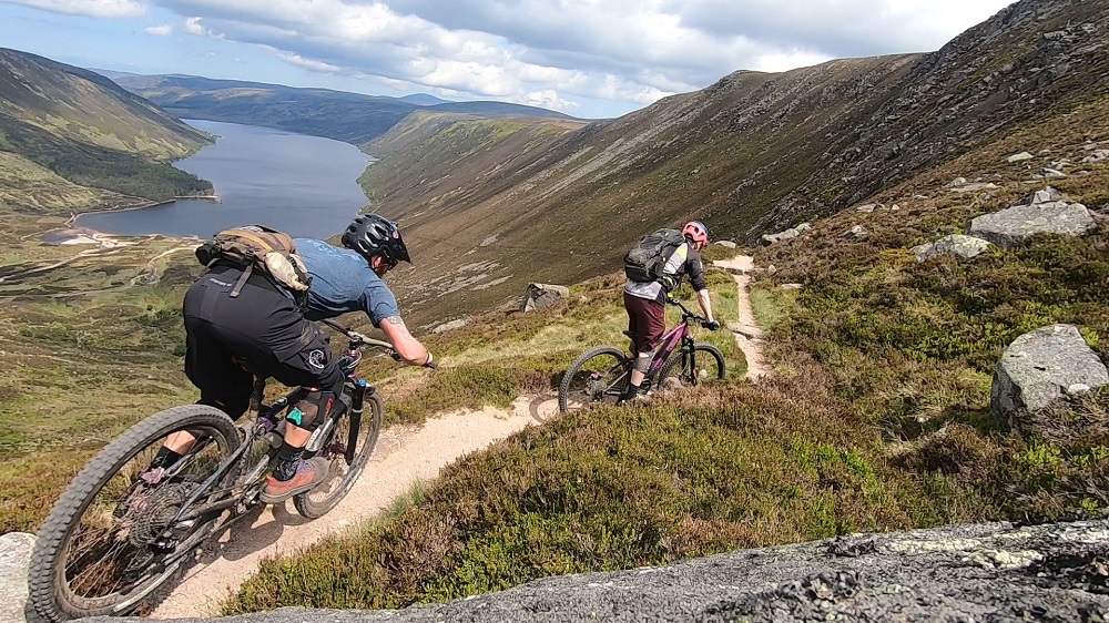 Glen Doll, Loch Muick and The Capel Mounth Biking Route