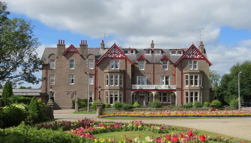Exterior view of Glenesk Hotel
