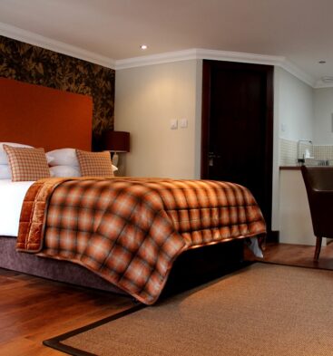 Bedroom at Gordon’s Restaurant with Rooms