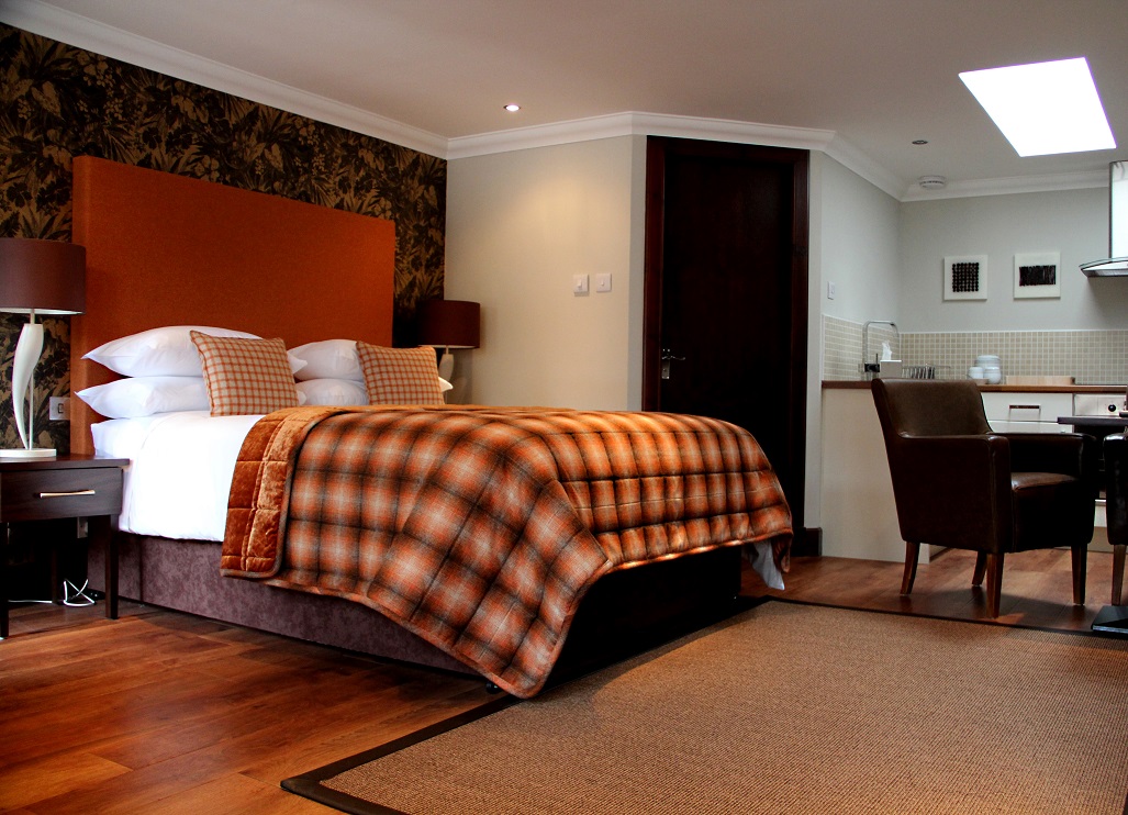 Bedroom at Gordon’s Restaurant with Rooms