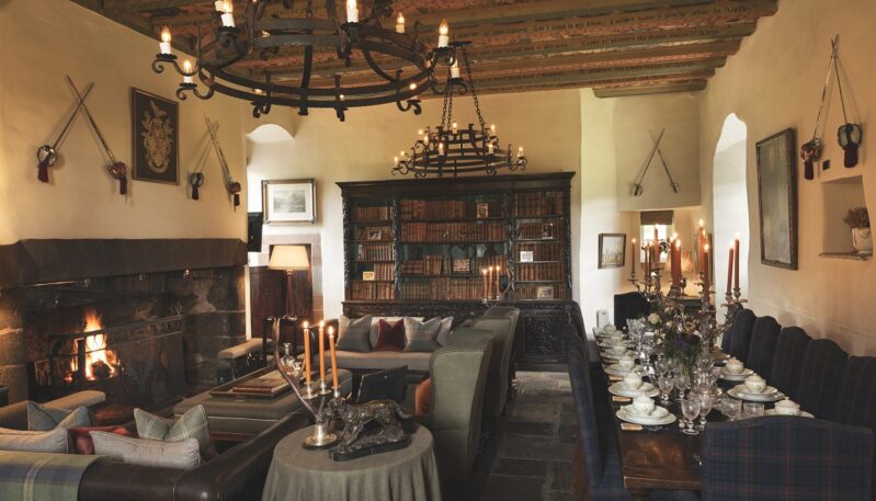 Great Hall at Forter Castle