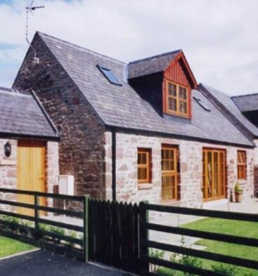 Exterior view of Kalulu House near Forfar