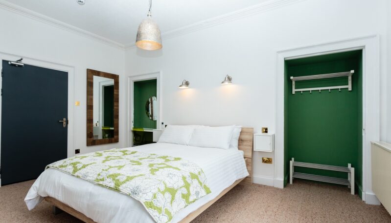 Bedroom at Lunan House Hotel near Arbroath