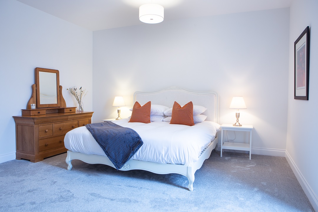 Bedroom at Panmure Apartment in Monifieth