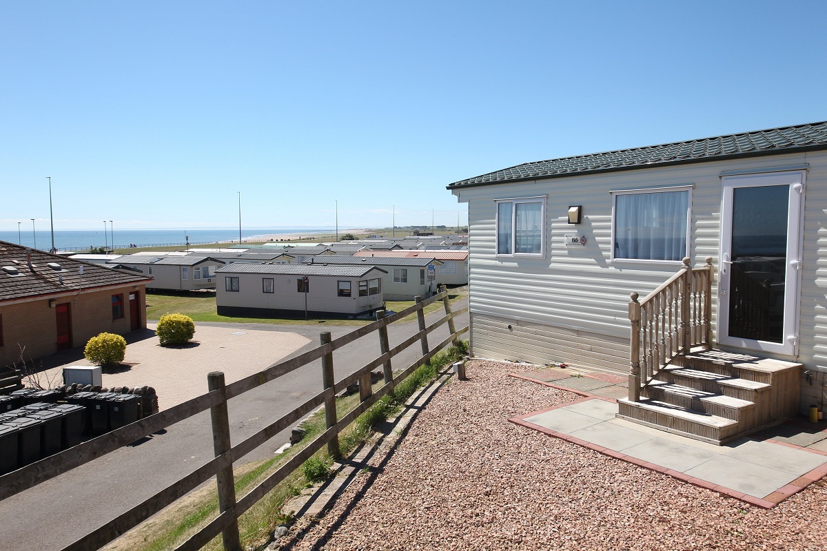 Caravan at Red Lion Holiday Park in Arbroath