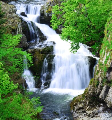 Reekie Linn waterfall, Glen Isla