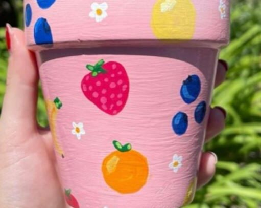 Sipping, Pot Painting & Planting