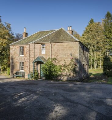 Exterior view of Square Cottage near Kirriemuir