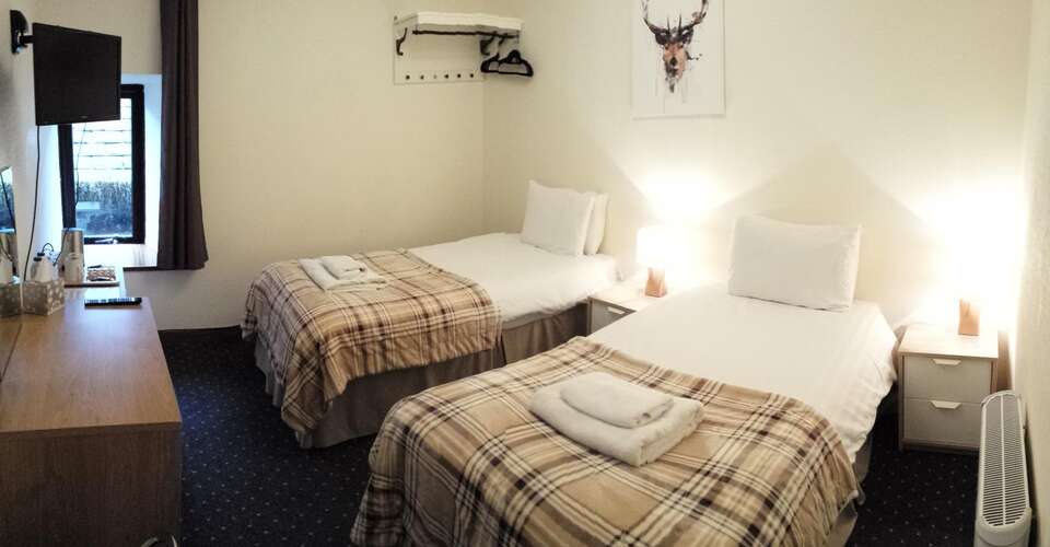 Twin bedroom at the Star Hotel, Montrose