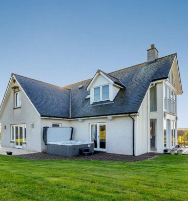 Exterior view of Taigh Gleusta near Forfar