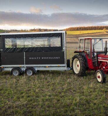 Ogilvy Distillery tattiebox tour trailer