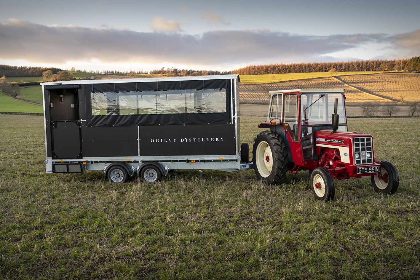 Ogilvy Distillery tattiebox tour trailer