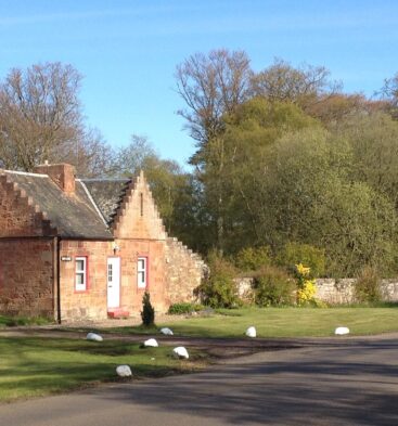 Exterior view of The West Lodge near Arbroath