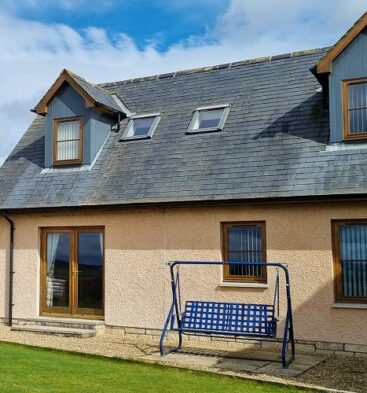 Exterior view of Tigh Dearg near Arbroath