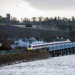 Train coming into Montrose