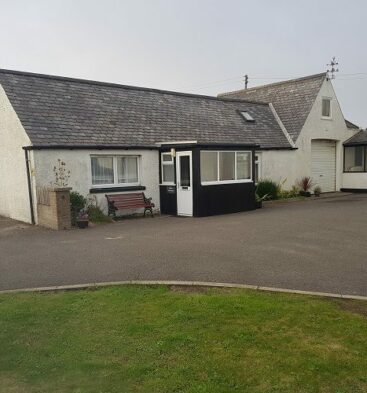 Exterior view of Twiga Cottage in Carnoustie