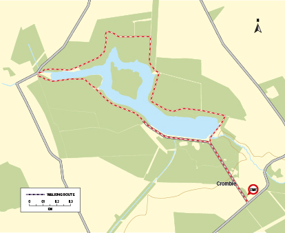 Walking Trail: Crombie Country Park Route Map