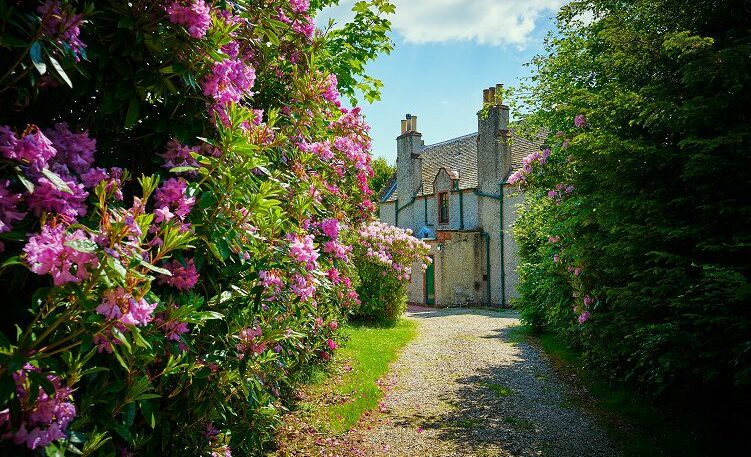 Exterior view of West Lodge near Kirriemuir