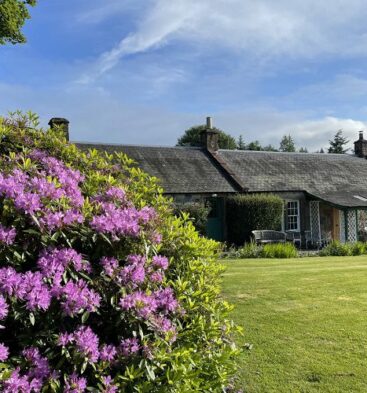 Exterior view of Winters Cottage near Kirriemuir