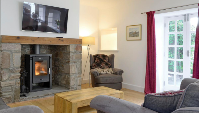 Living area at Smithy House near Forfar